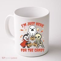 I'm Just Here For The Candy Halloween Costume Funny Coffee Mug thumb 0