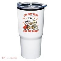 I'm Just Here For The Candy Halloween Costume Funny Tumbler thumb 0