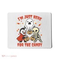 I'm Just Here For The Candy Halloween Costume Funny Mousepad thumb 0