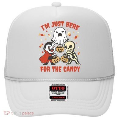 I'm Just Here For The Candy Halloween Costume Funny Hat