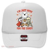 I'm Just Here For The Candy Halloween Costume Funny Hat thumb 0
