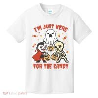 I'm Just Here For The Candy Halloween Costume Funny Kids T-Shirt thumb 0