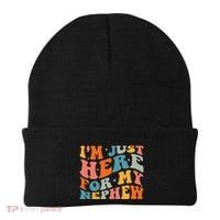 IM Just Here For My Nephew Beanie thumb 0