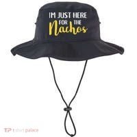Im Just Here For The Nachos Funny Food Cute Gift Bucket Hat thumb 0