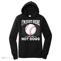I'm Just Here For The Hot Dogs Summer Baseball Game Hotdog Women's Hoodie thumb 0