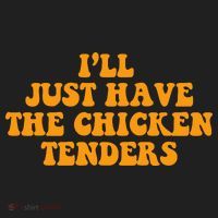 I'll Just Have The Chicken Tenders Groovy Quote Beanie thumb 2