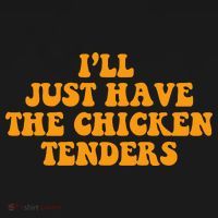 I'll Just Have The Chicken Tenders Groovy Quote Women's Hoodie thumb 2