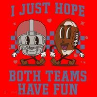 I Just Hope Both Teams Have Fun Santa Hat thumb 1