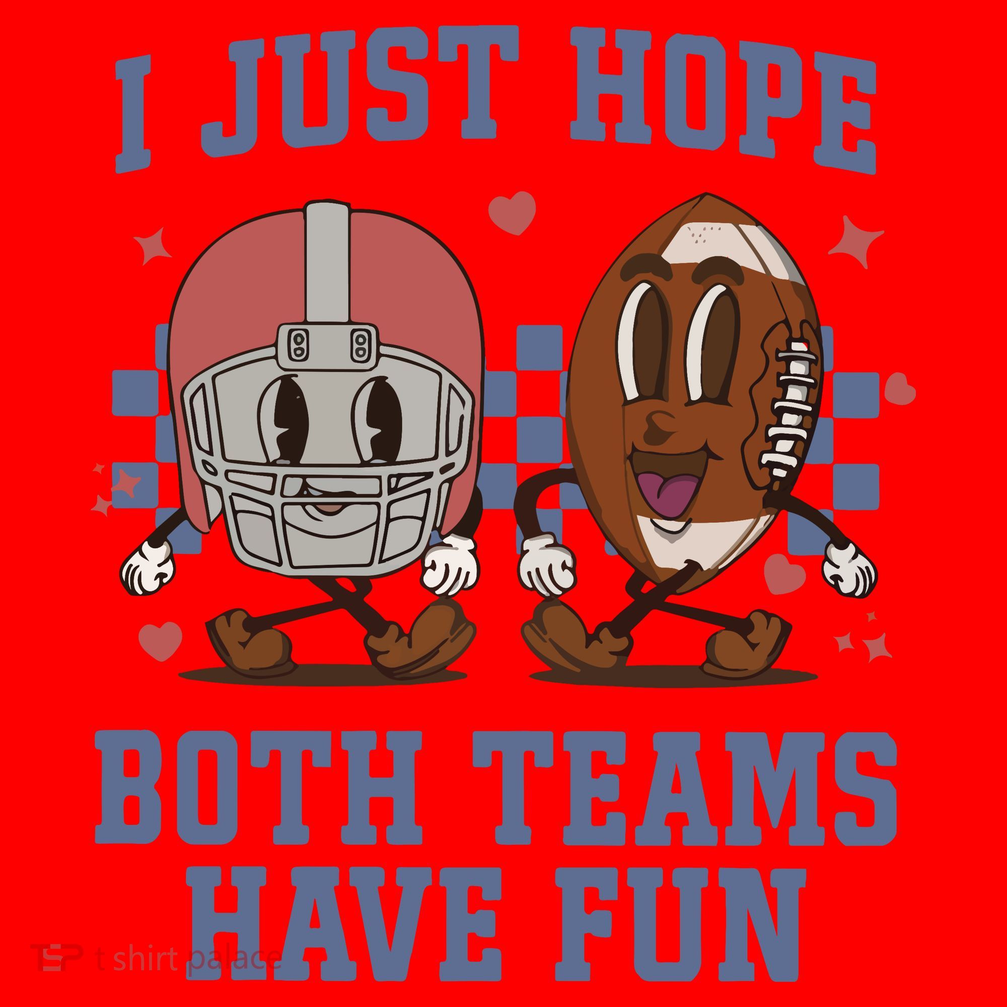 I Just Hope Both Teams Have Fun Santa Hat