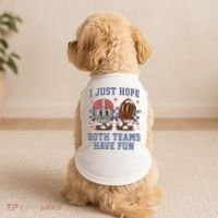 I Just Hope Both Teams Have Fun Doggie Tank thumb 2