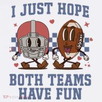 I Just Hope Both Teams Have Fun Kids Long Sleeve Shirt thumb 2