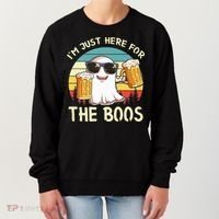 I'm Just Here For The Boos Halloween Beer Lovers Women's Sweatshirt thumb 0