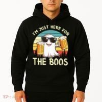 I'm Just Here For The Boos Halloween Beer Lovers Hoodie thumb 2