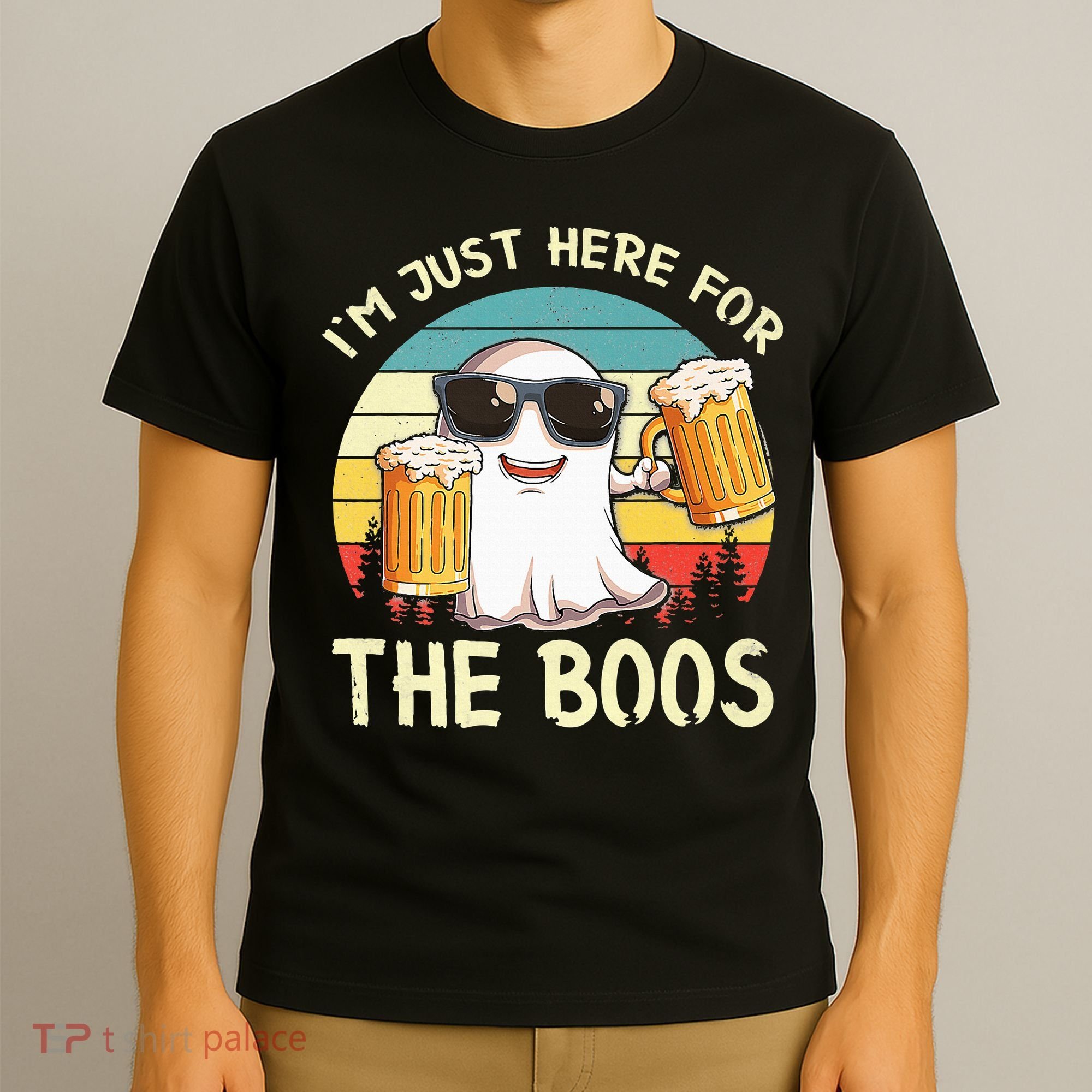 I'm Just Here For The Boos Halloween Beer Lovers T-Shirt