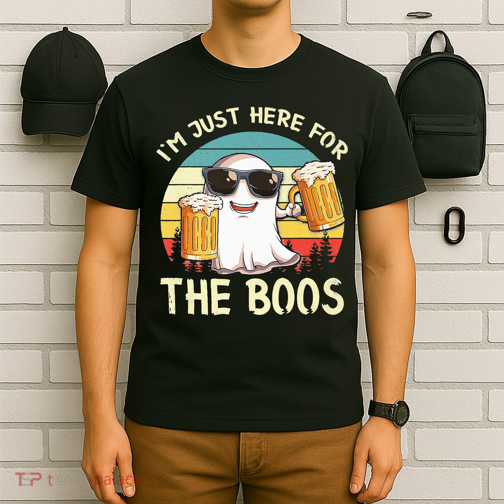 I'm Just Here For The Boos Halloween Beer Lovers T-Shirt