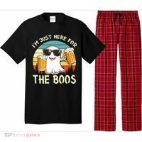 I'm Just Here For The Boos Halloween Beer Lovers Pajama Set thumb 0