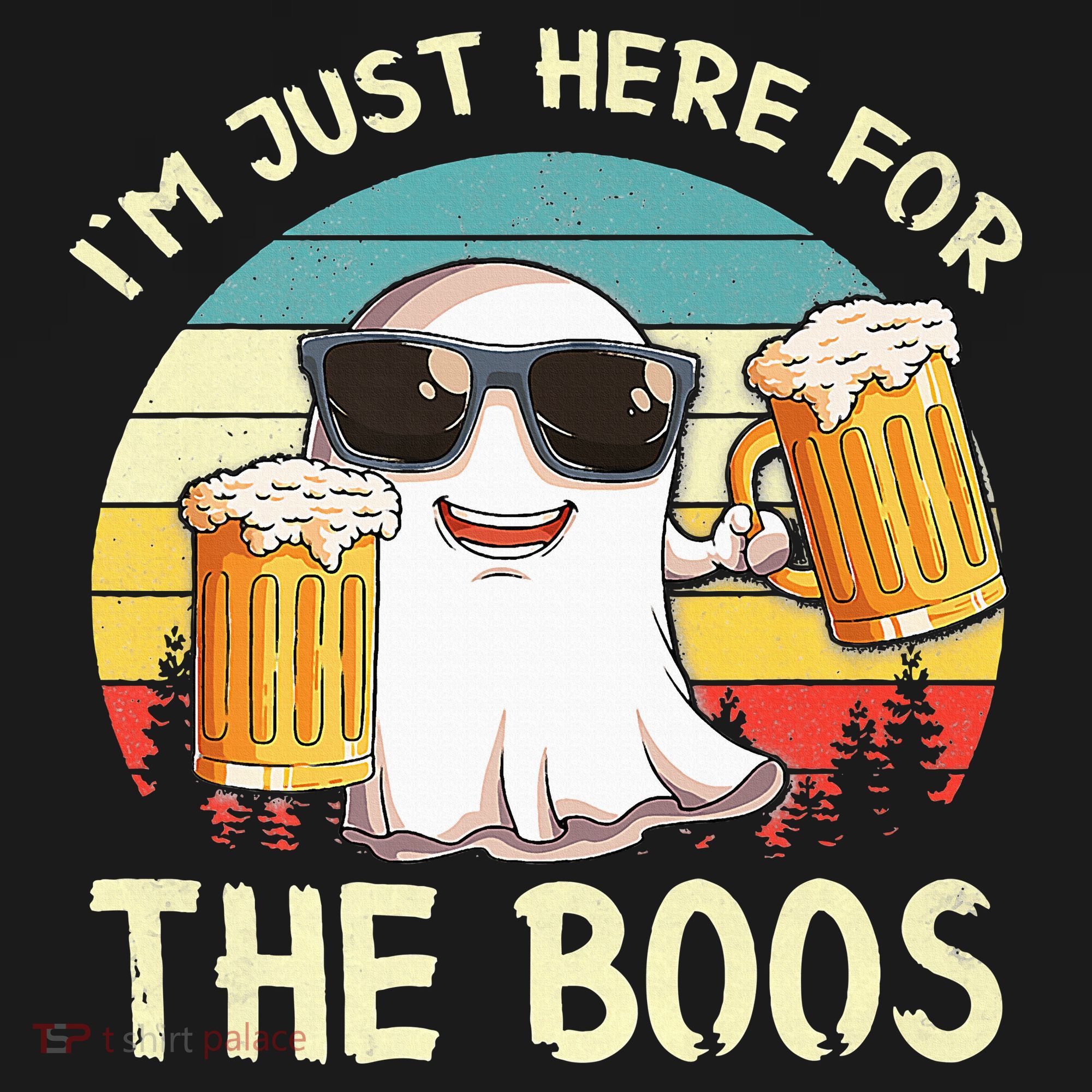 I'm Just Here For The Boos Halloween Beer Lovers Women's Hoodie