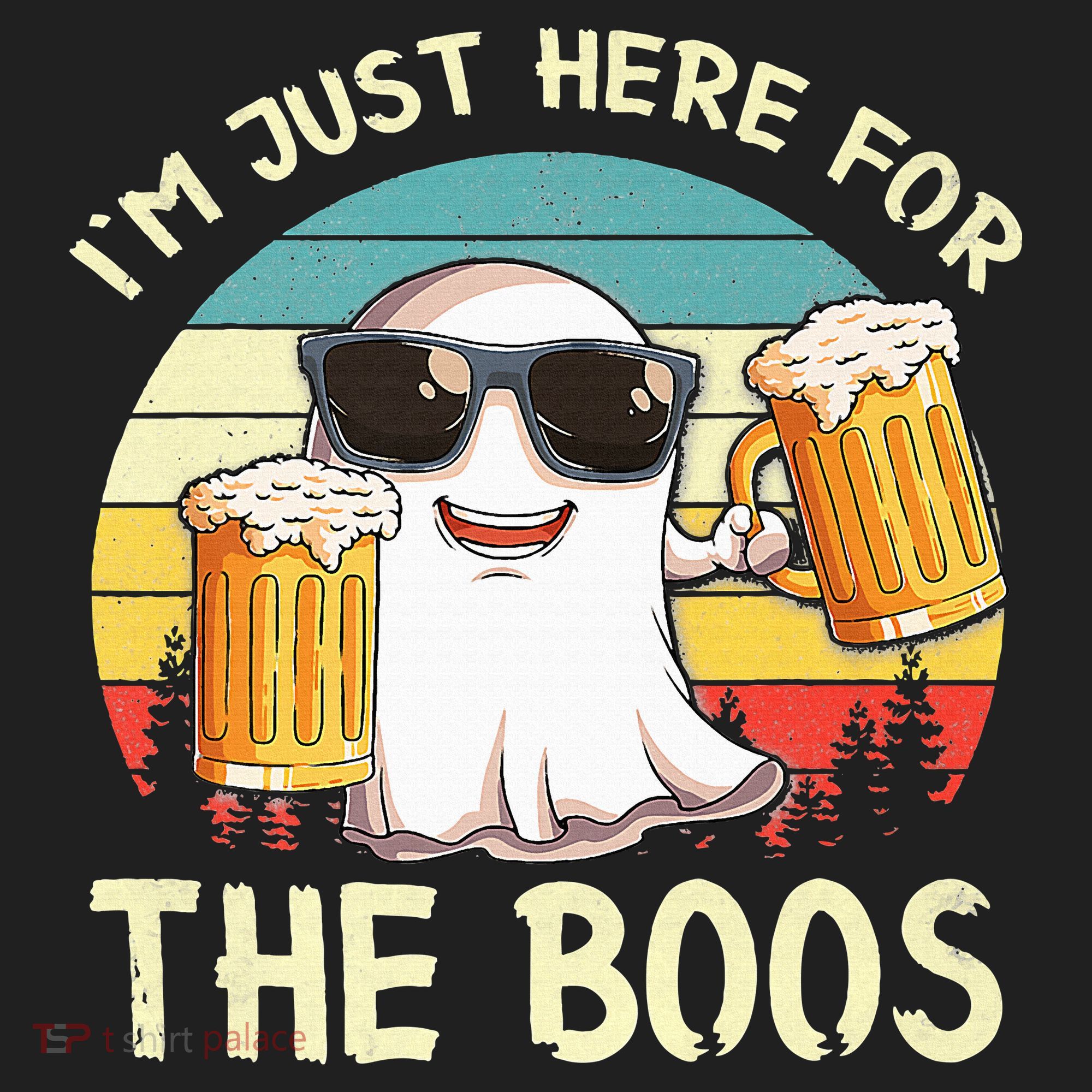 I'm Just Here For The Boos Halloween Beer Lovers Tumbler