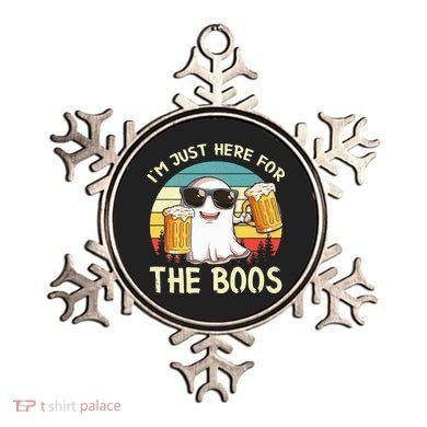 I'm Just Here For The Boos Halloween Beer Lovers Ornament