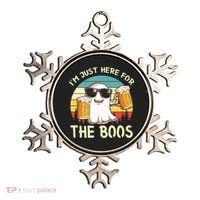 I'm Just Here For The Boos Halloween Beer Lovers Ornament thumb 0