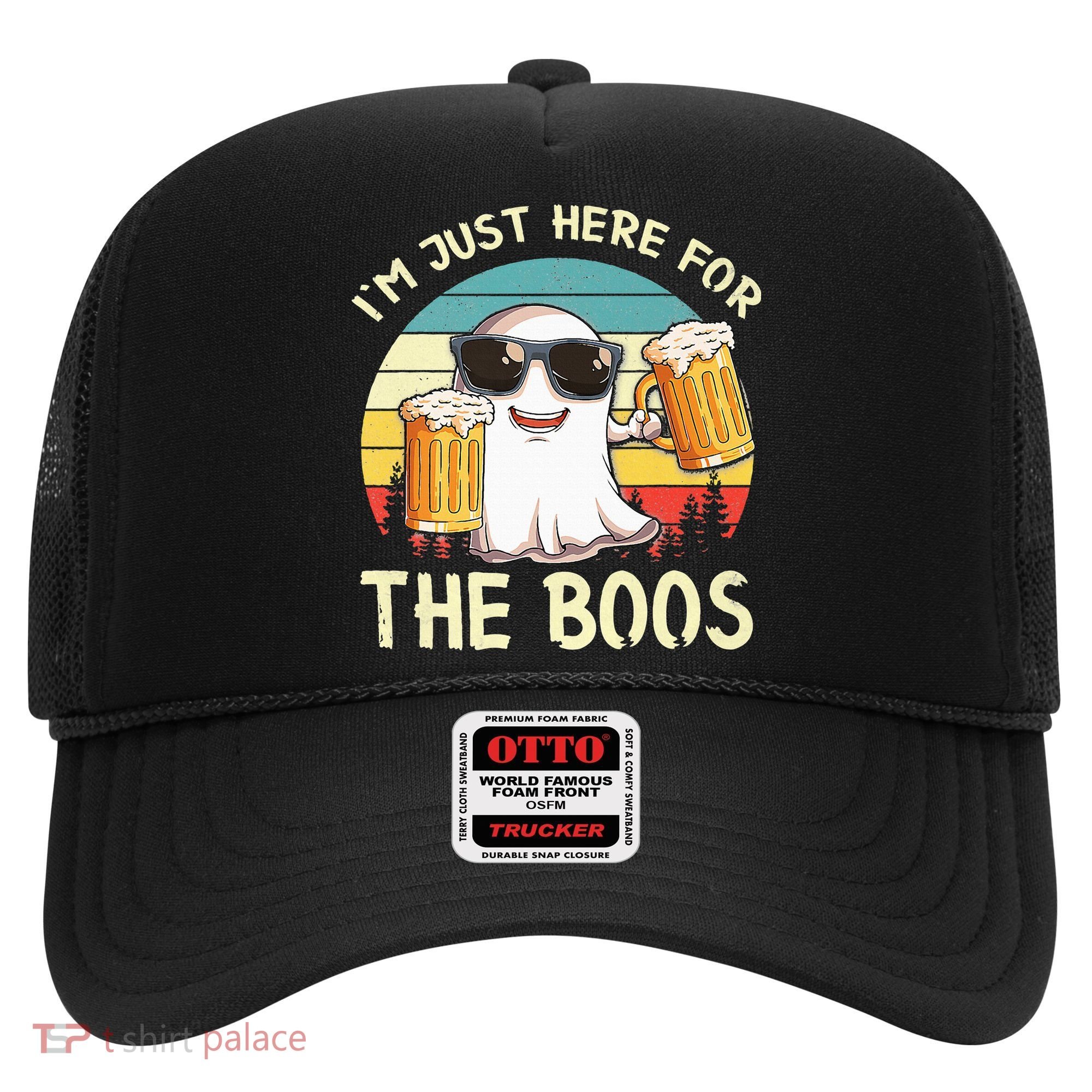 I'm Just Here For The Boos Halloween Beer Lovers Hat