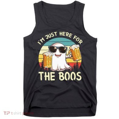 I'm Just Here For The Boos Halloween Beer Lovers Tank Top