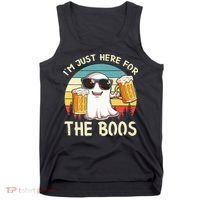 I'm Just Here For The Boos Halloween Beer Lovers Tank Top thumb 0