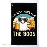 I'm Just Here For The Boos Halloween Beer Lovers Golf Towel thumb 0