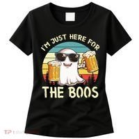 I'm Just Here For The Boos Halloween Beer Lovers Women's T-Shirt thumb 0