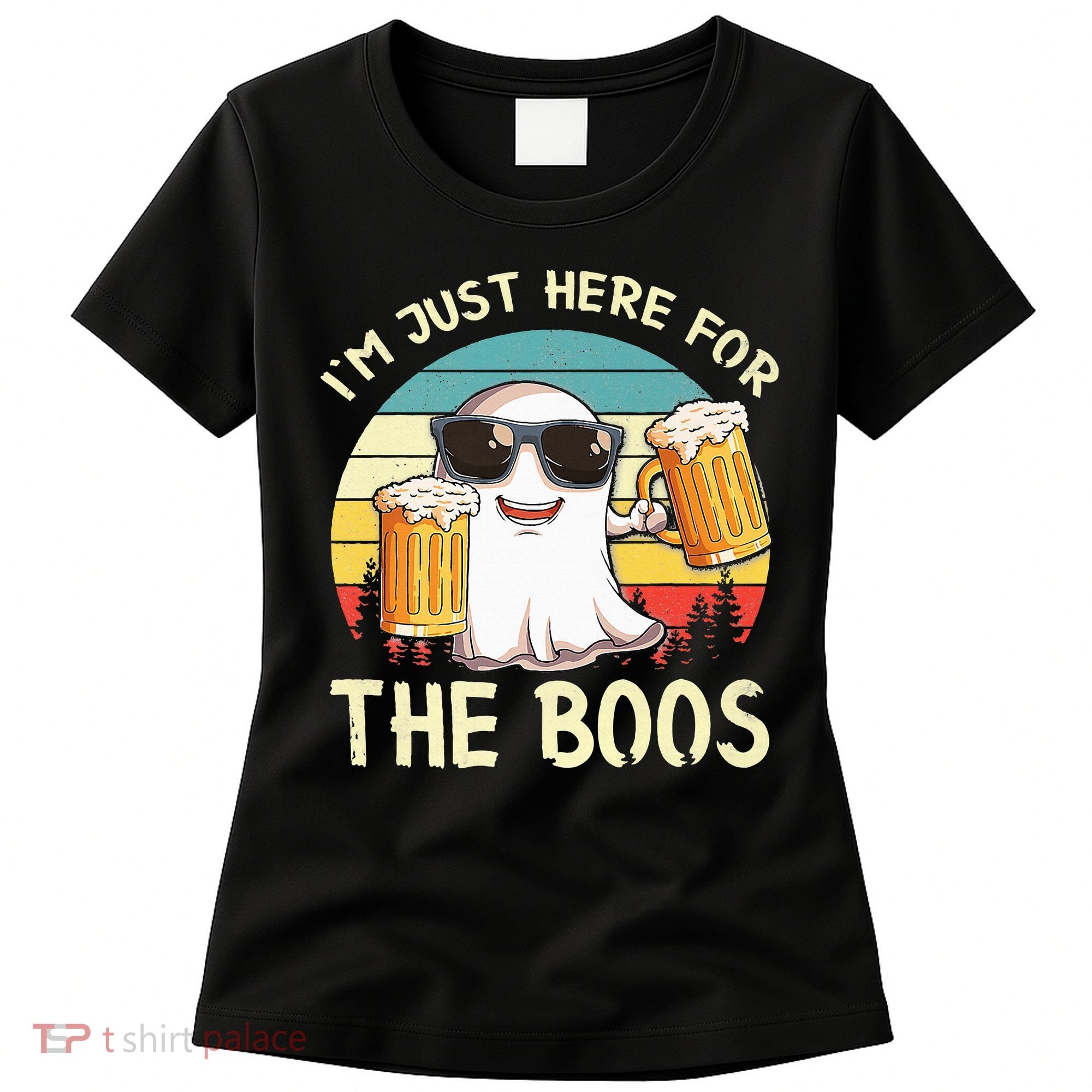 I'm Just Here For The Boos Halloween Beer Lovers Women's T-Shirt