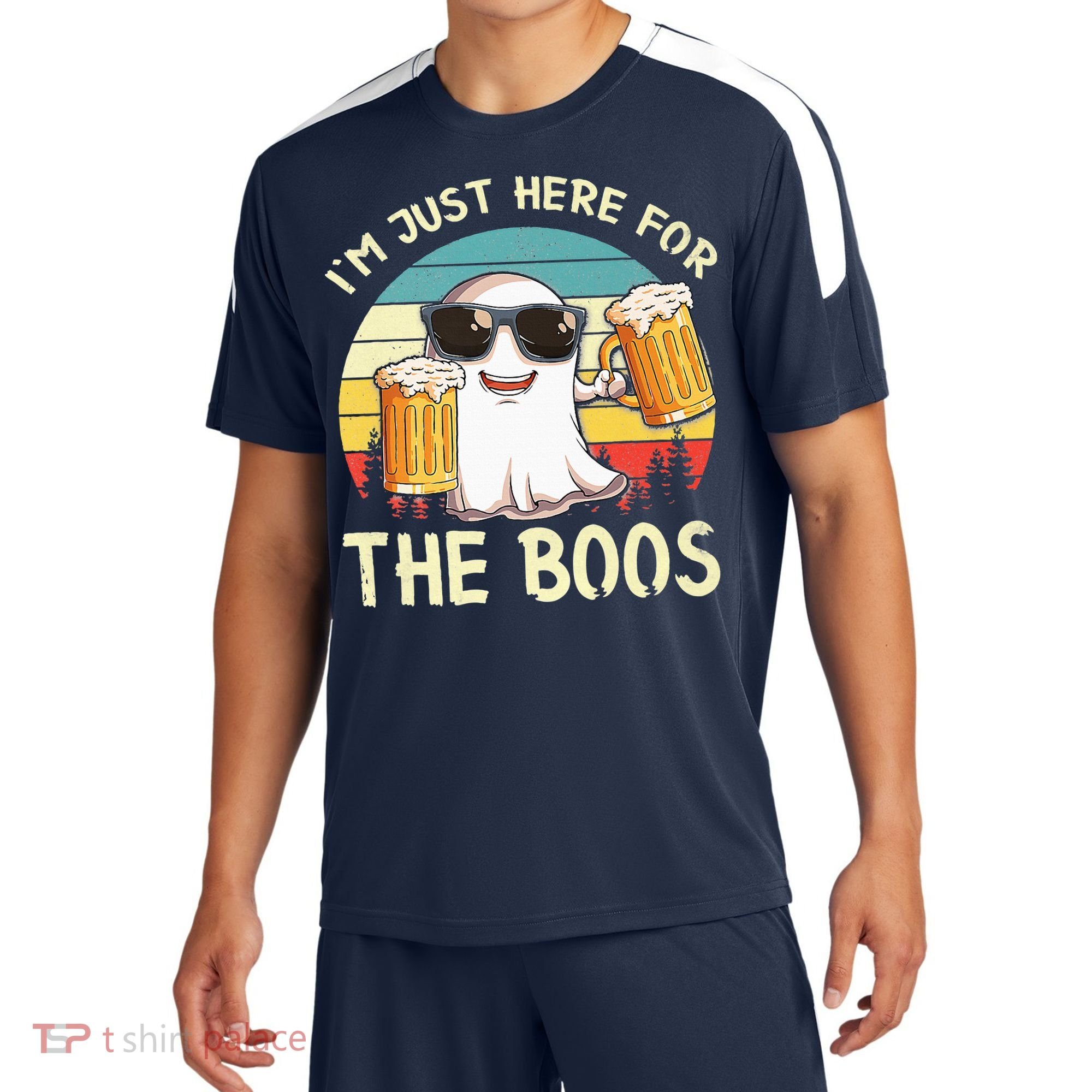 I'm Just Here For The Boos Halloween Beer Lovers Sport-Tek Competitor United Soccer Jersey