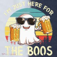I'm Just Here For The Boos Halloween Beer Lovers Sport-Tek Competitor United Soccer Jersey thumb 4