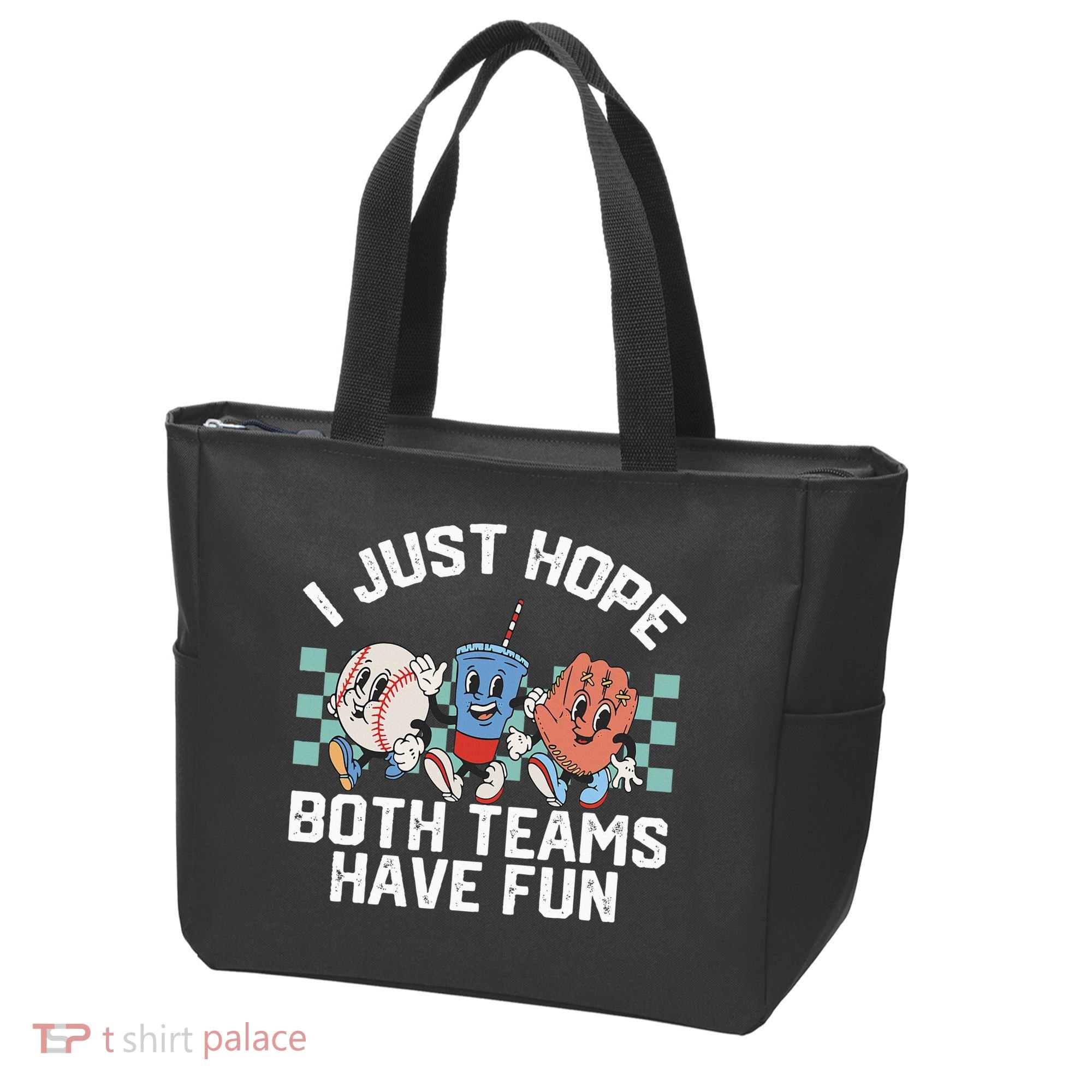 I Just Hope Both Teams Have Fun Baseball Tote Bag