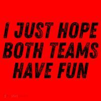 I Just Hope Both Teams Have Fun Funny Football Baseball Gift Santa Hat thumb 1