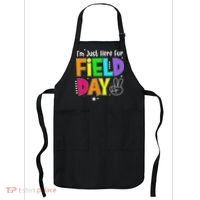 Im Just Here For Field Day Teacher Apron thumb 0