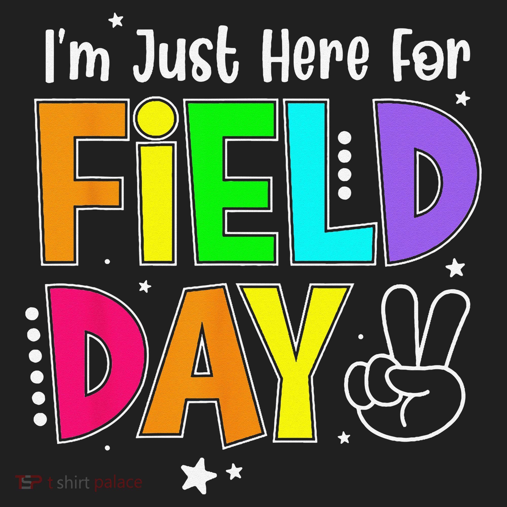 Im Just Here For Field Day Teacher Beanie