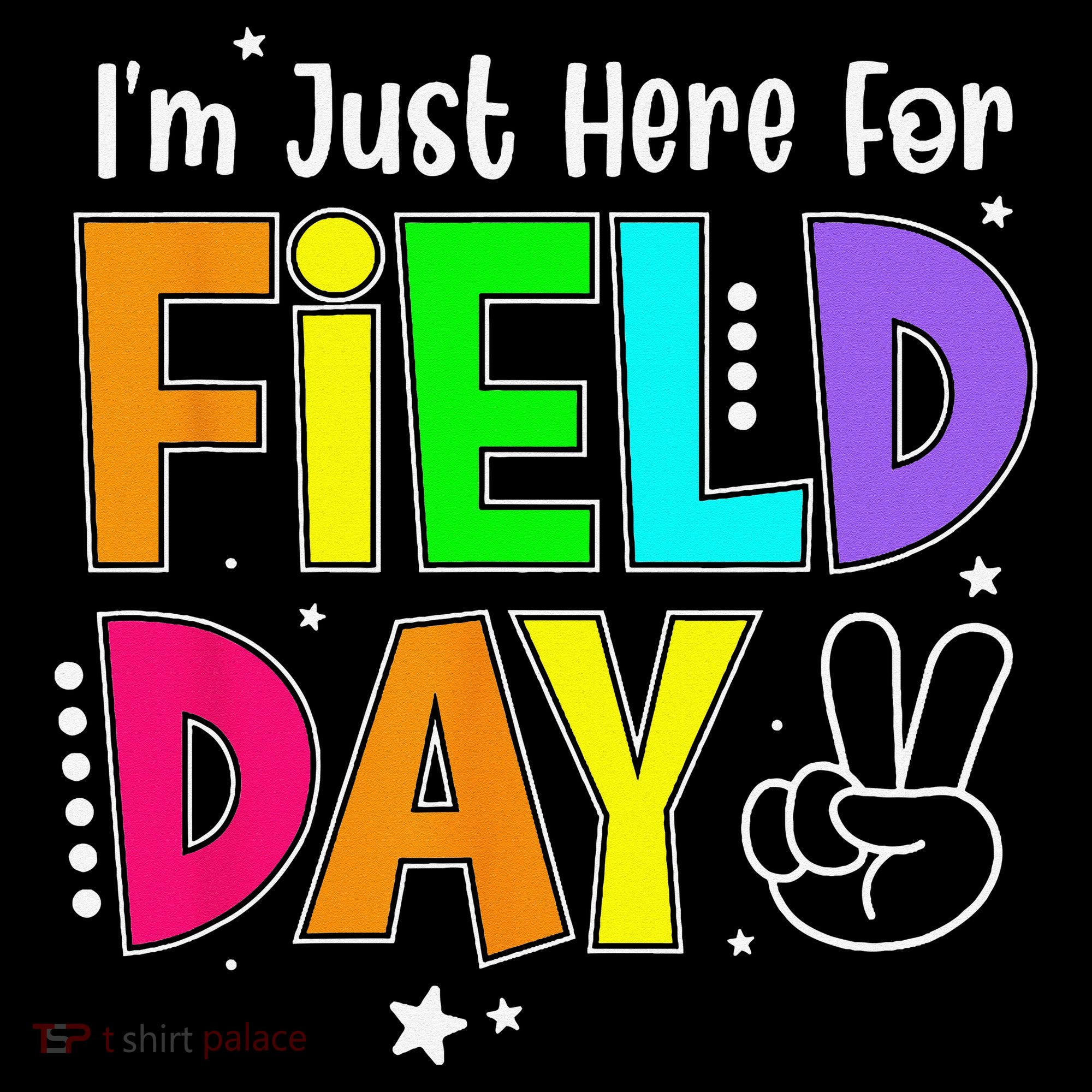 Im Just Here For Field Day Teacher Women's Hoodie