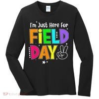 Im Just Here For Field Day Teacher Women's Long Sleeve Shirt thumb 0