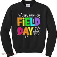 Im Just Here For Field Day Teacher Kids Sweatshirt thumb 0