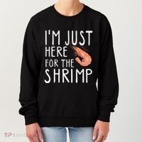 I'm Just Here For The Shrimp Crawfish Crab Seafood Lover Women's Sweatshirt thumb 0