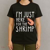 I'm Just Here For The Shrimp Crawfish Crab Seafood Lover T-Shirt thumb 4