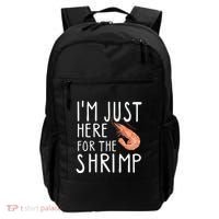I'm Just Here For The Shrimp Crawfish Crab Seafood Lover Backpack thumb 0