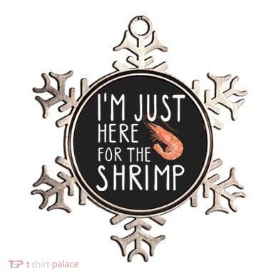 I'm Just Here For The Shrimp Crawfish Crab Seafood Lover Ornament