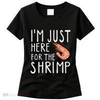 I'm Just Here For The Shrimp Crawfish Crab Seafood Lover Women's T-Shirt thumb 0