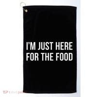 IM Just Here For The Food Golf Towel thumb 0