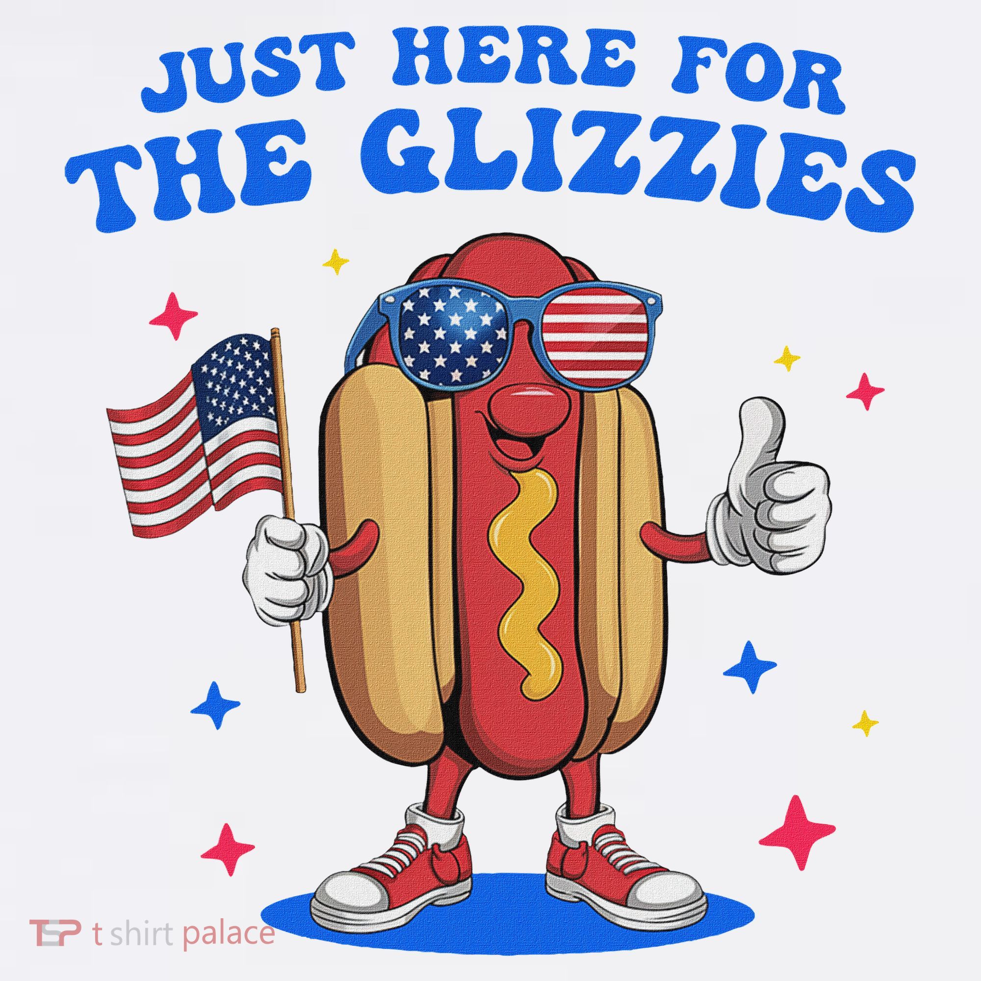 I'm Just Here For The Glizzies Funny Fourth Of July Wiener Women's Tank Top
