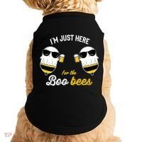 I'm Just Here For The Boo Bees Halloween Ghost Gift Doggie Tank thumb 0