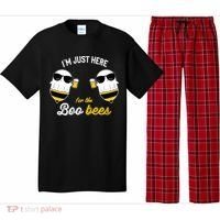 I'm Just Here For The Boo Bees Halloween Ghost Gift Pajama Set thumb 0