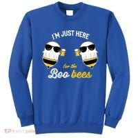 I'm Just Here For The Boo Bees Halloween Ghost Gift Sweatshirt thumb 0