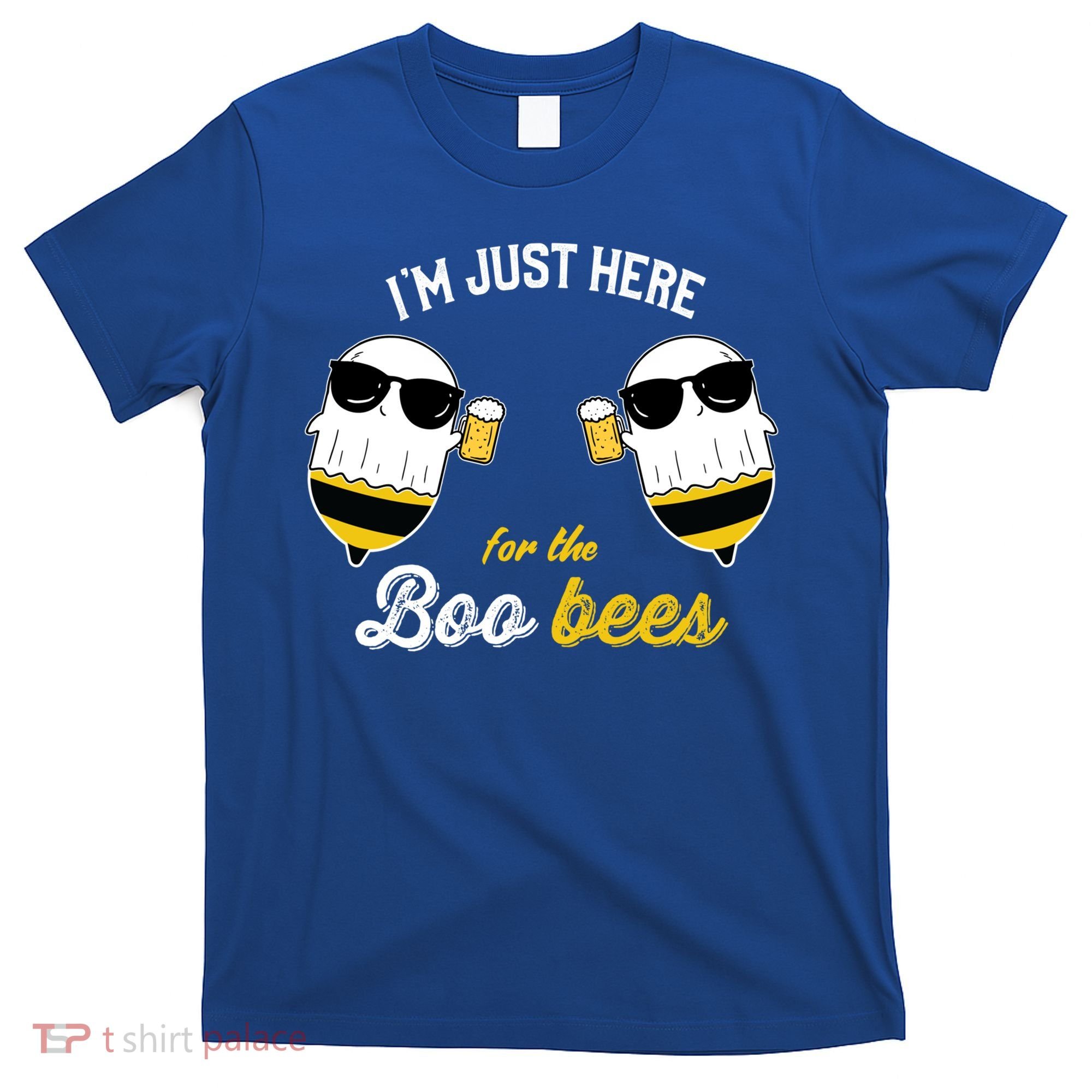 I'm Just Here For The Boo Bees Halloween Ghost Gift T-Shirt